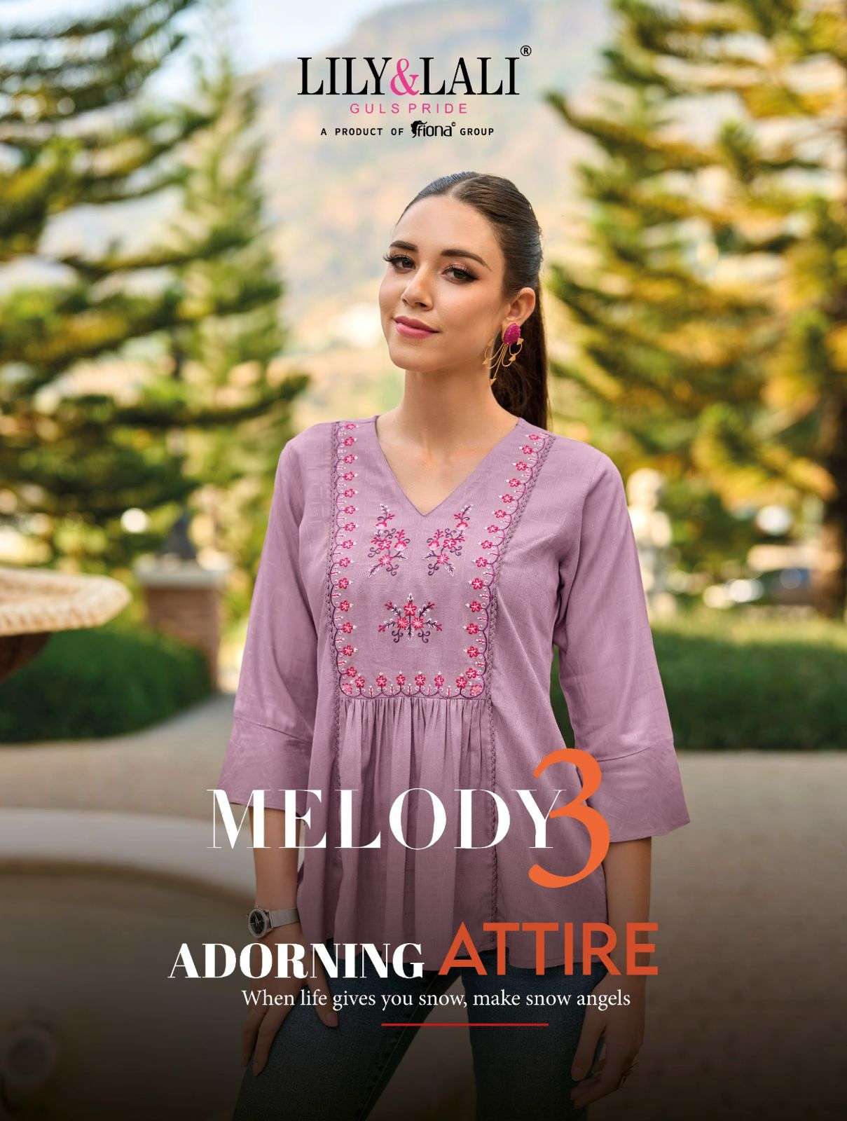 MELODY 3 BUY LILY & LALI ONLINE WHOLESALER LATEST COLLECTION TUNIC KURTIS